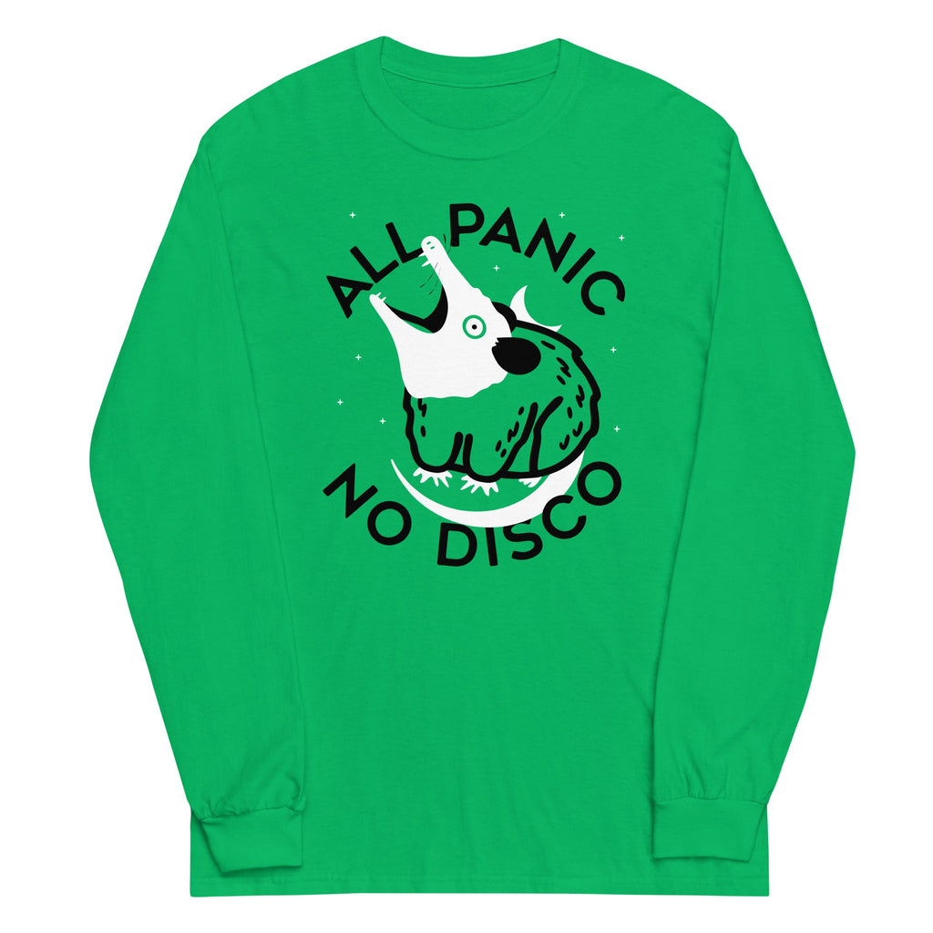 All Panic No Disco Unisex Long Sleeve Tee