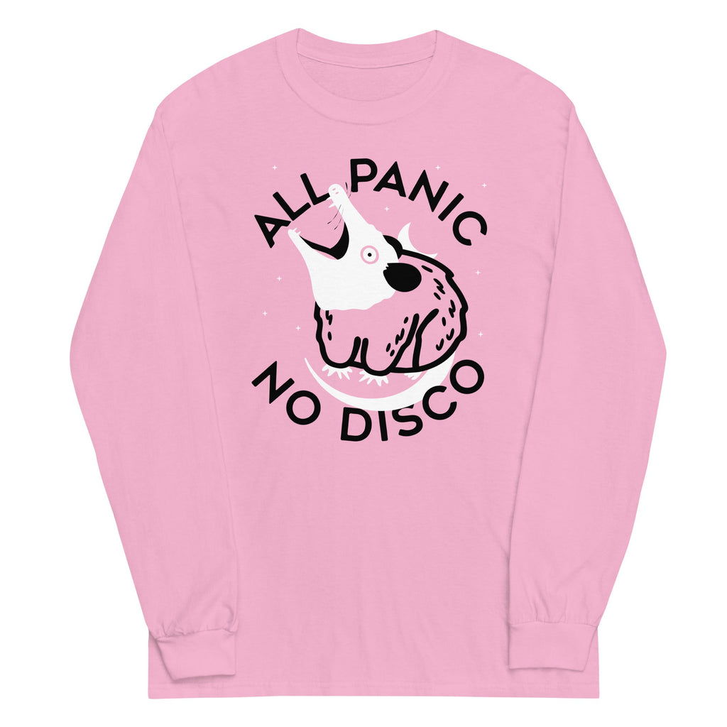 All Panic No Disco Unisex Long Sleeve Tee