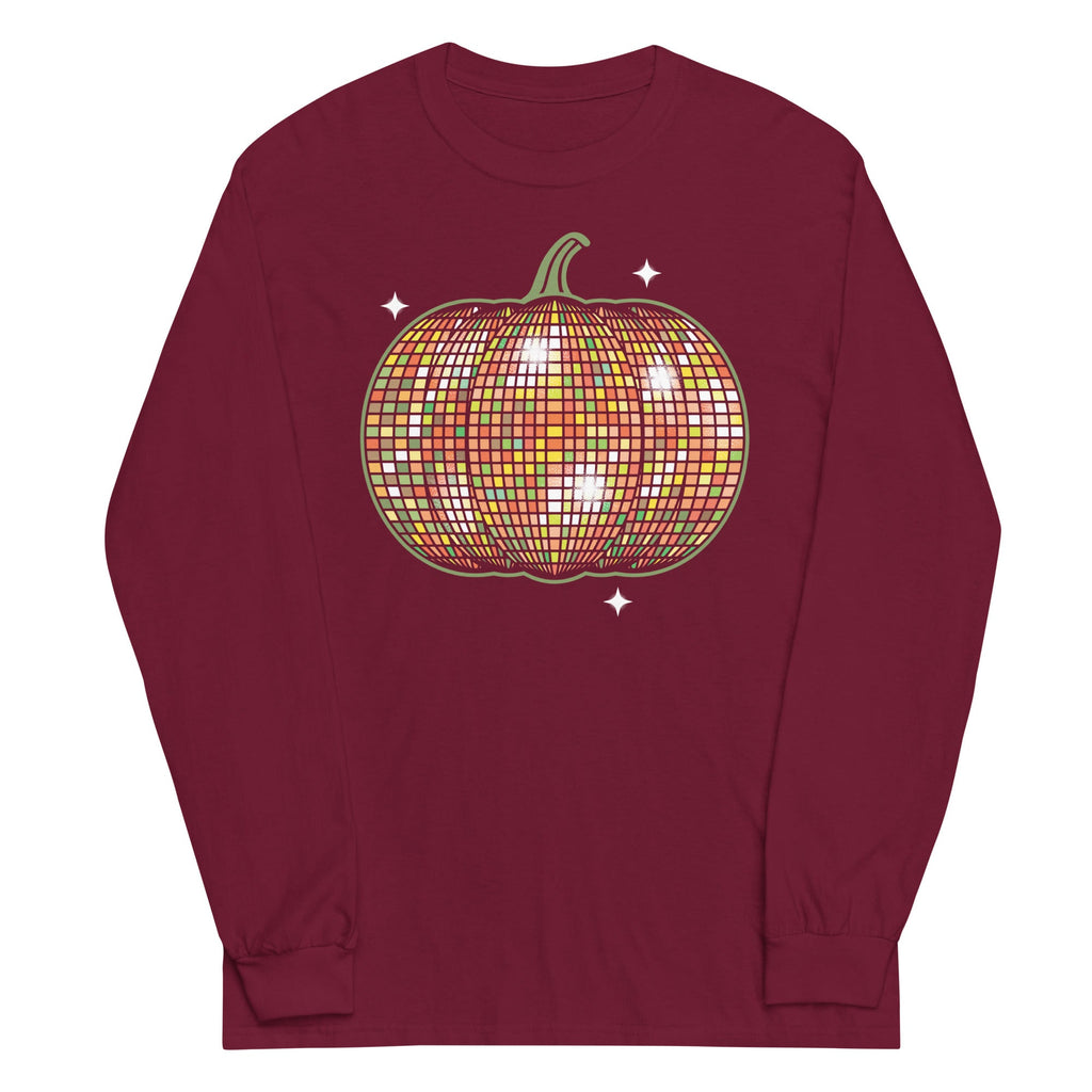 Disco Pumpkin Unisex Long Sleeve Tee