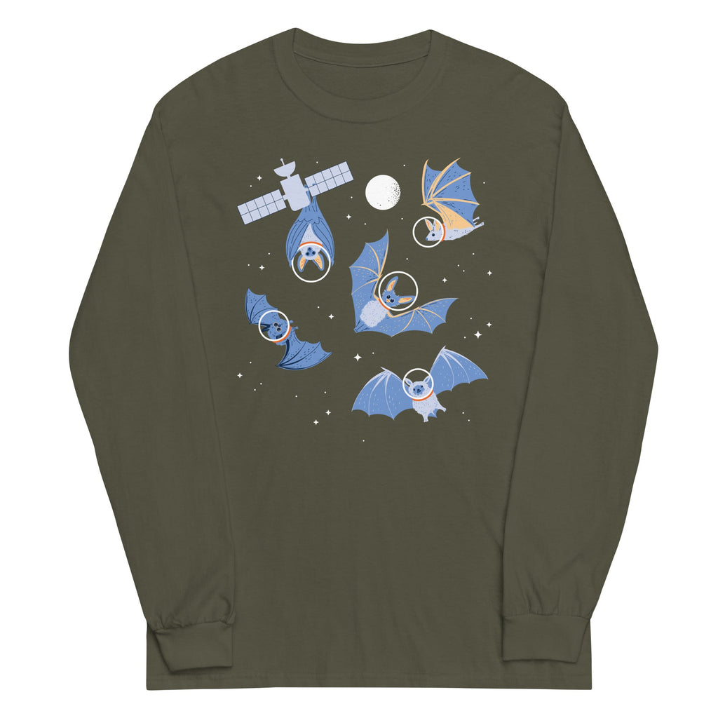 Bats In Space Unisex Long Sleeve Tee