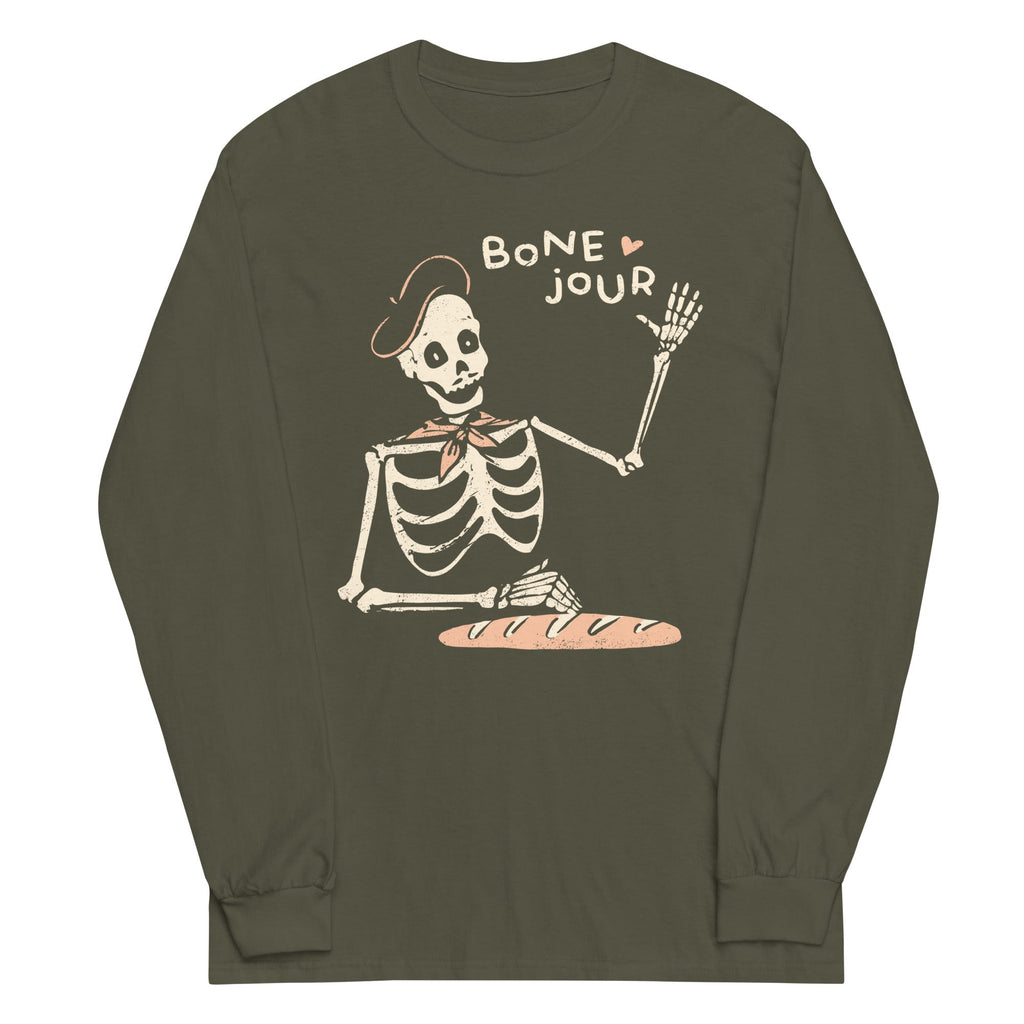 Bone Jour Unisex Long Sleeve Tee