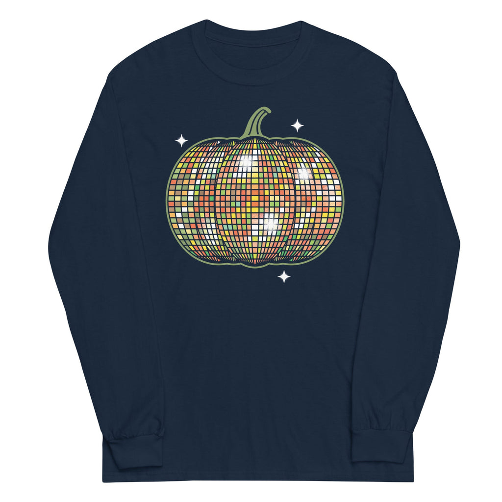 Disco Pumpkin Unisex Long Sleeve Tee