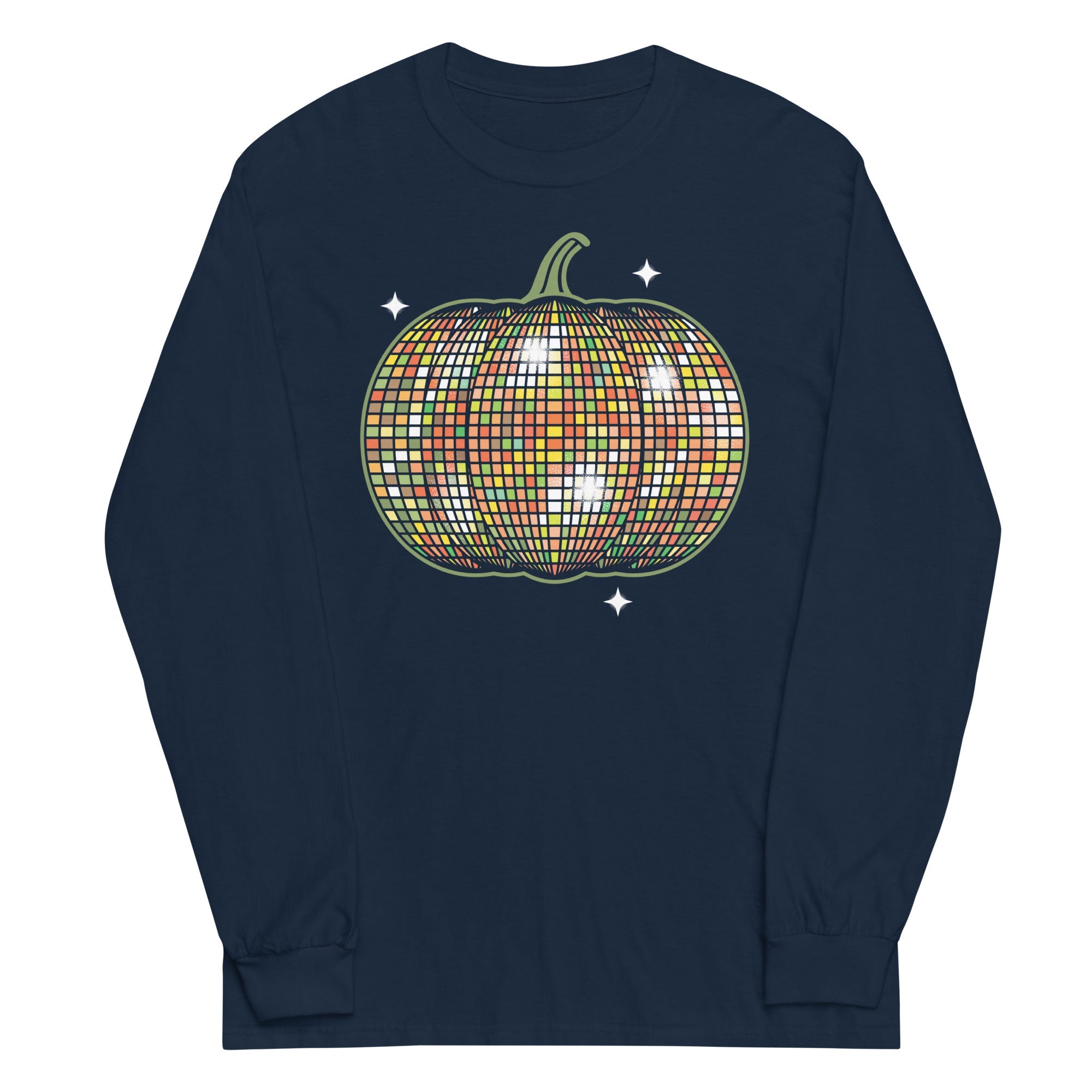 Disco Pumpkin Unisex Long Sleeve Tee