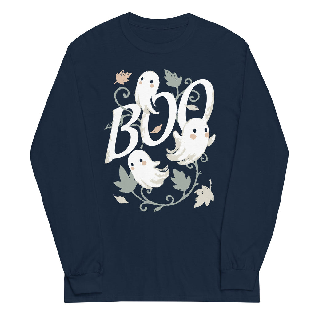 Boo Ghosts Unisex Long Sleeve Tee