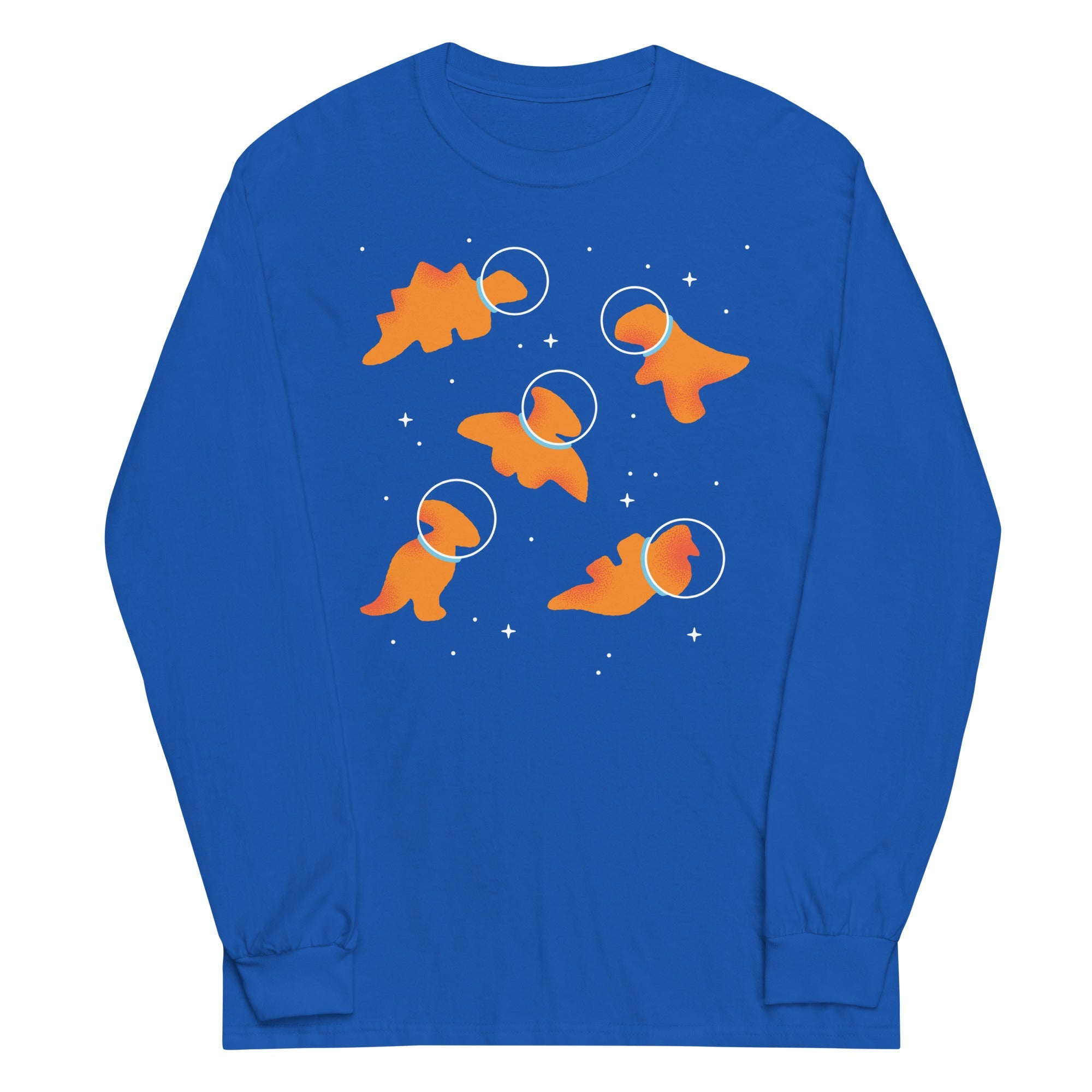 Dino Nugs In Space Unisex Long Sleeve Tee