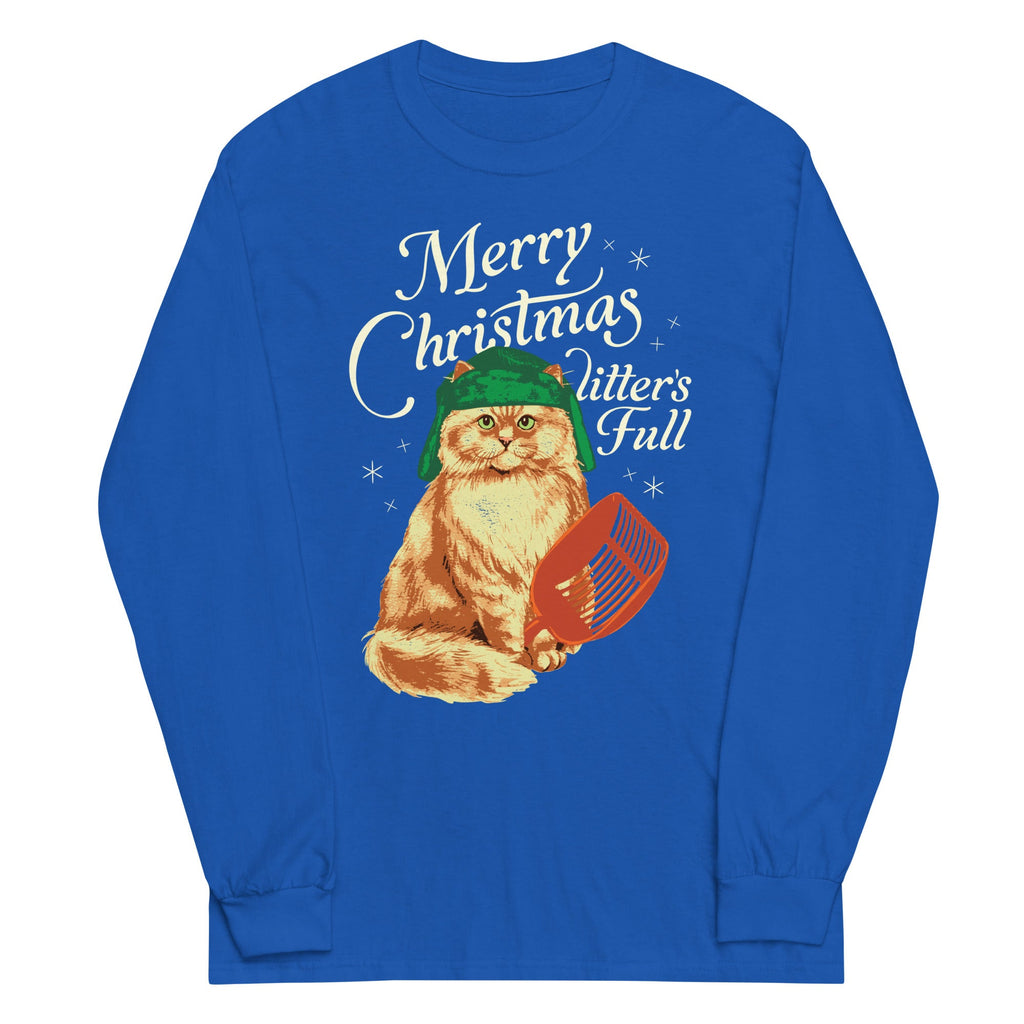 Merry Christmas Litter's Full Unisex Long Sleeve Tee