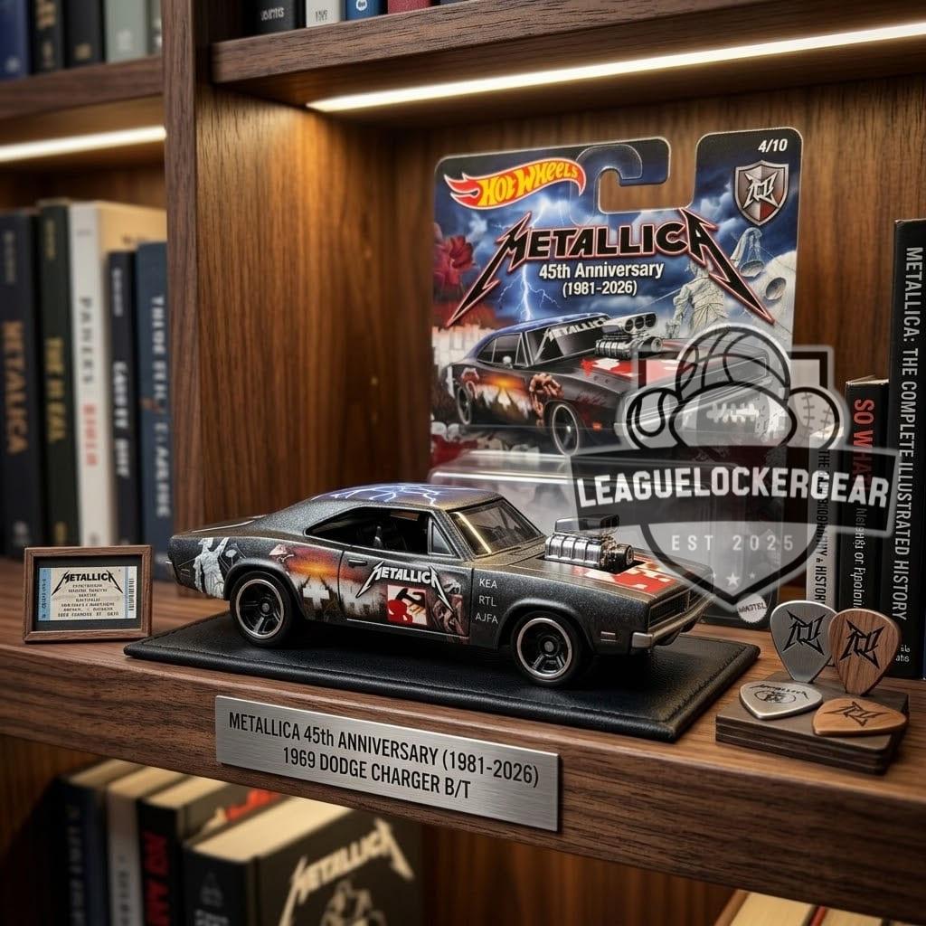Metallica 45th Anniversary 1981-2026 And Justice For All Die-cast Muscle Car