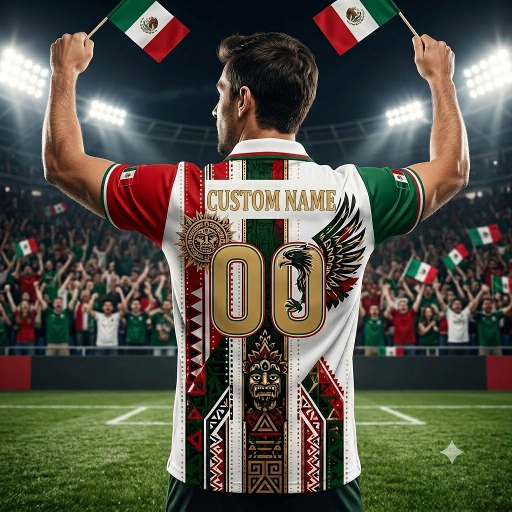 Mexico Mexican Heritage 2026 Soccer Polo Shirt