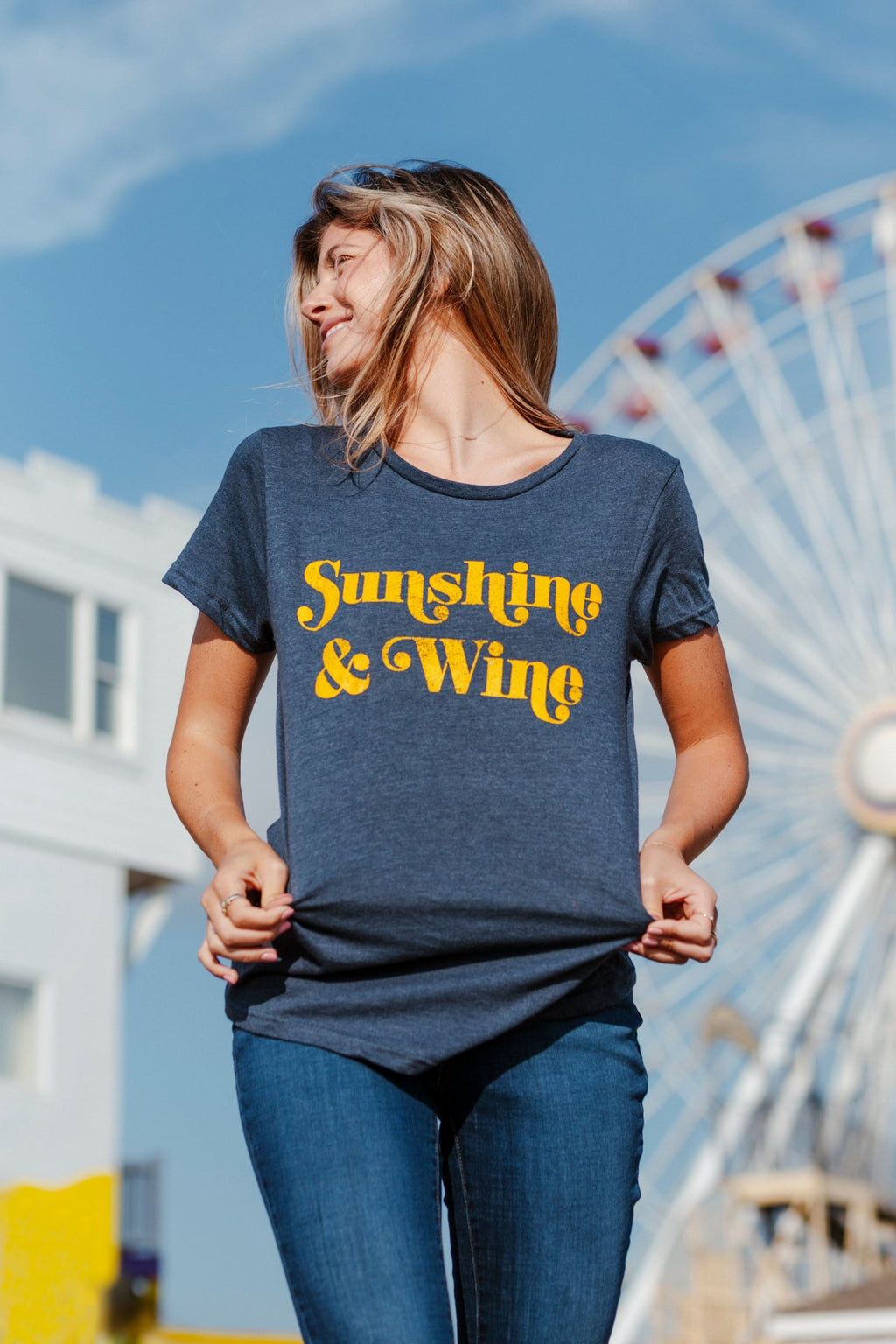 Sunshine And Wine Women's T Shirt