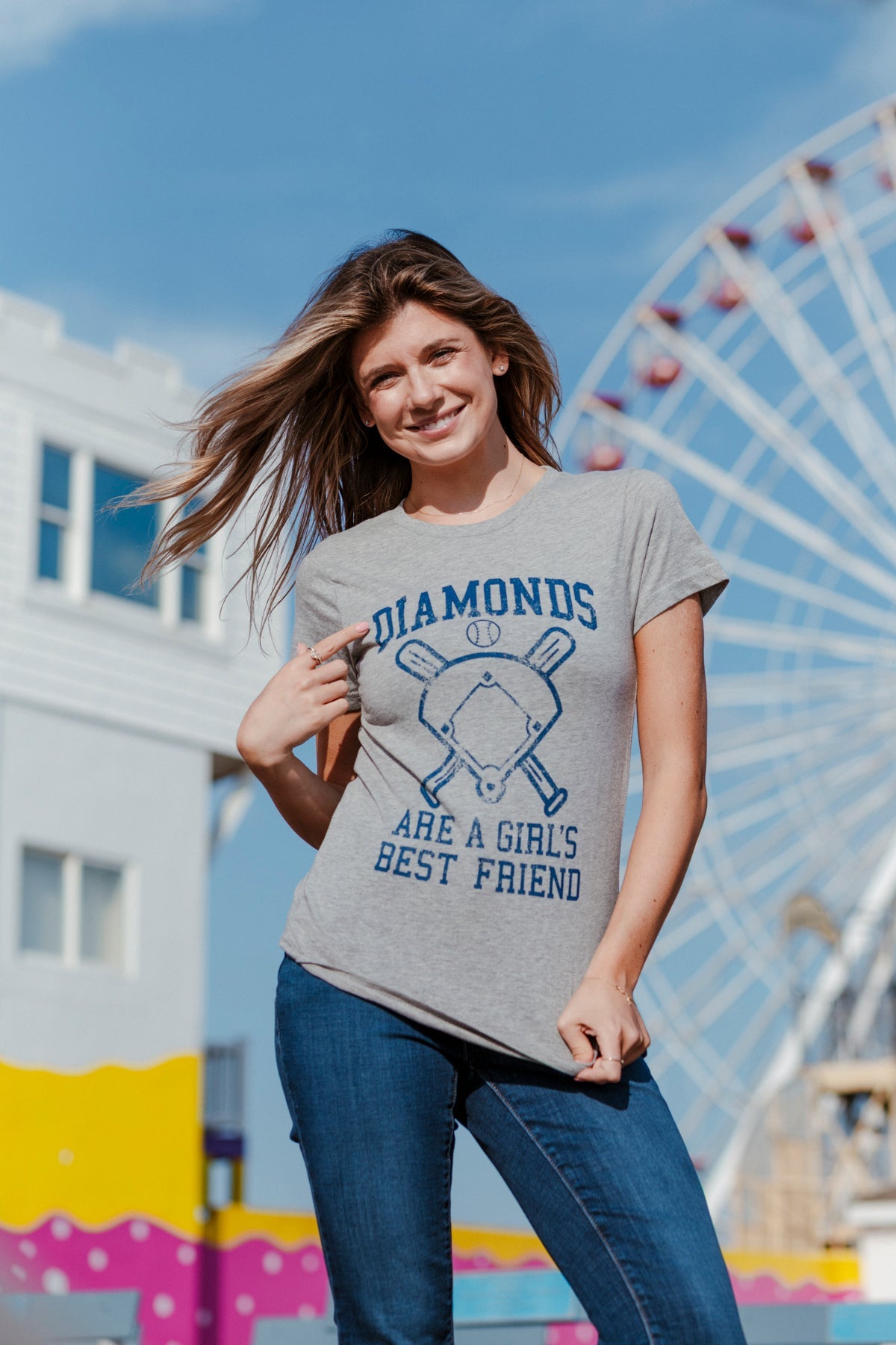 Diamonds Are A Girls Best Friend Women's T Shirt