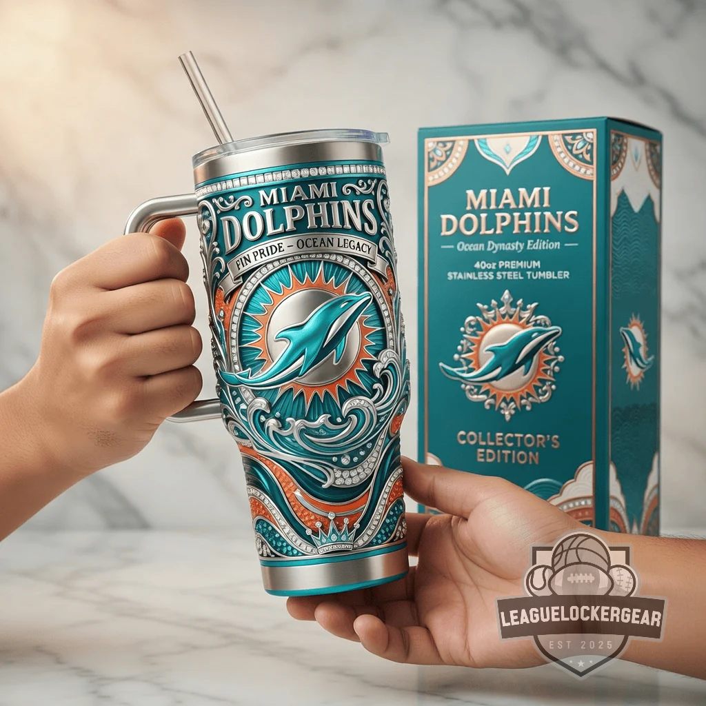 Miami Dolphins Ocean Dynasty Edition 40oz Tumbler