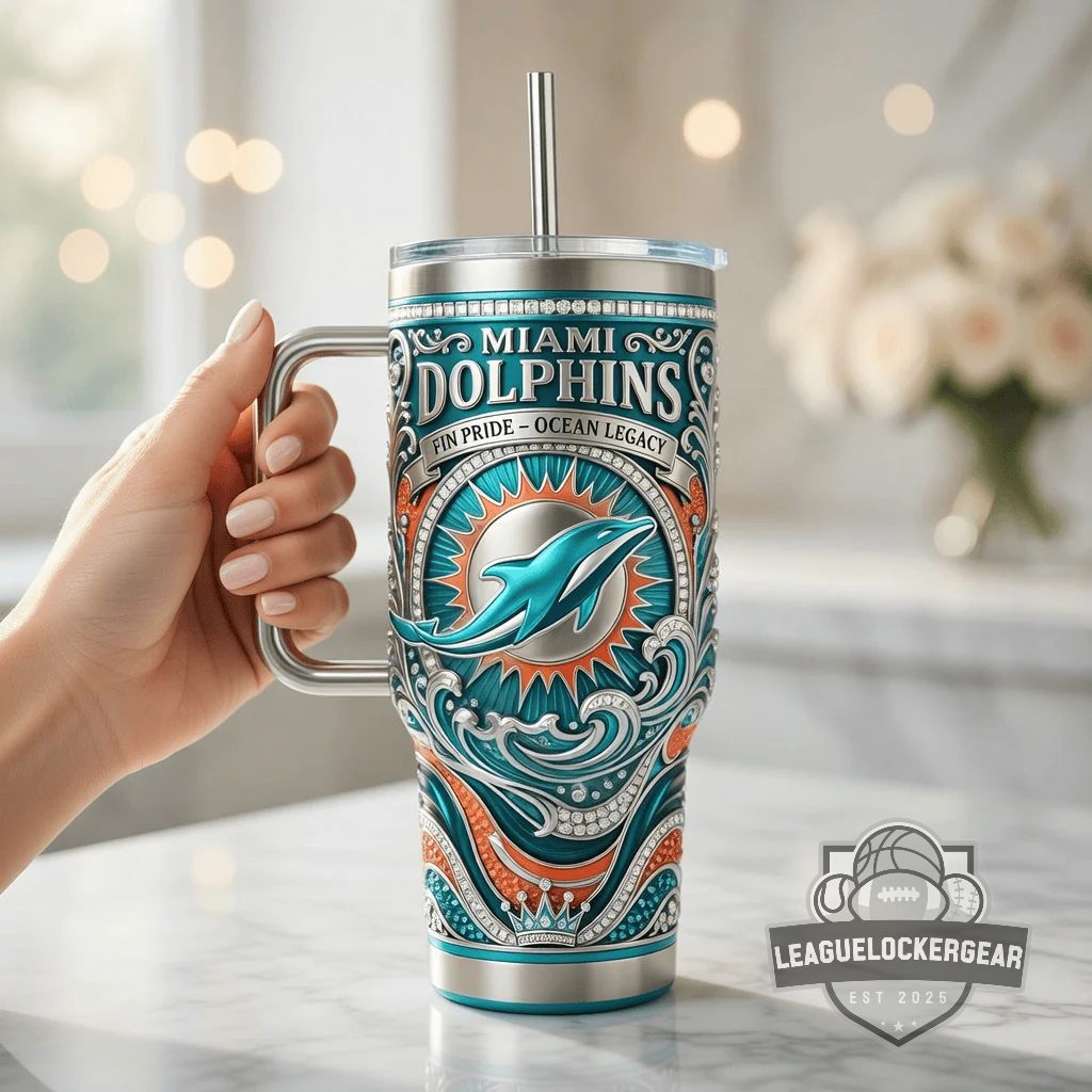 Miami Dolphins Ocean Dynasty Edition 40oz Tumbler