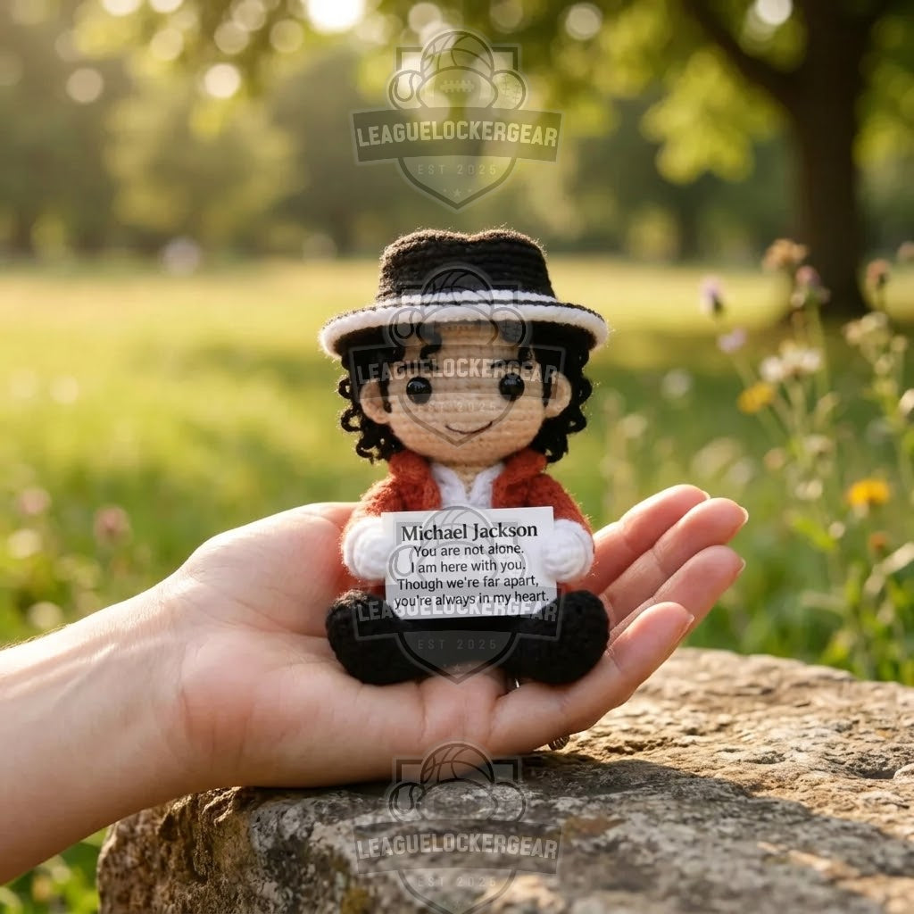 Michael Jackson Emotional Support Crochet Doll