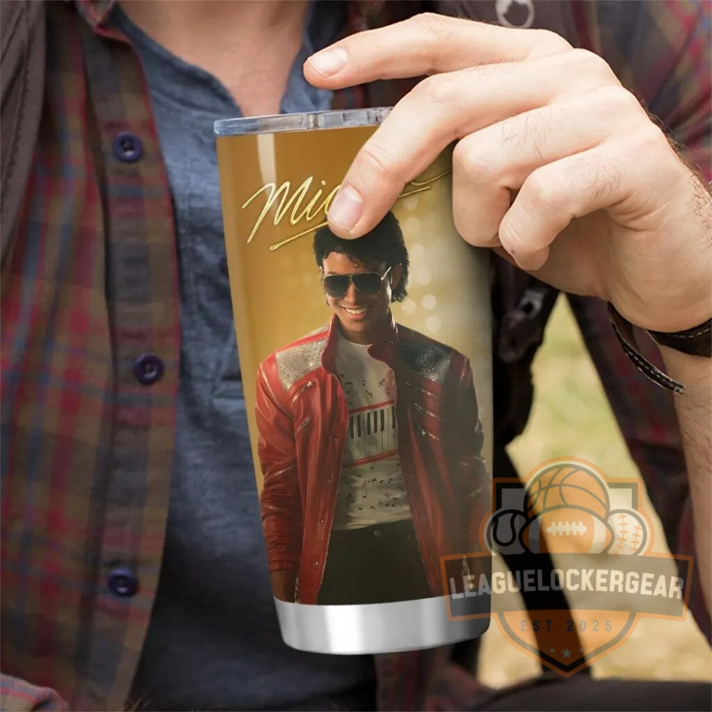 Michael Jackson Beat It Tumbler Cup