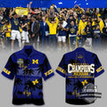 Michigan Wolverines 2026 NCAA Final Four National Champions Hawaiian Shirt