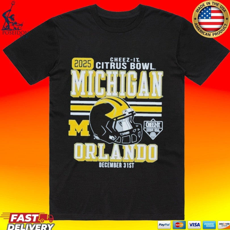 Michigan Wolverines Football Cheez-it Citrus Bowl T-shirt