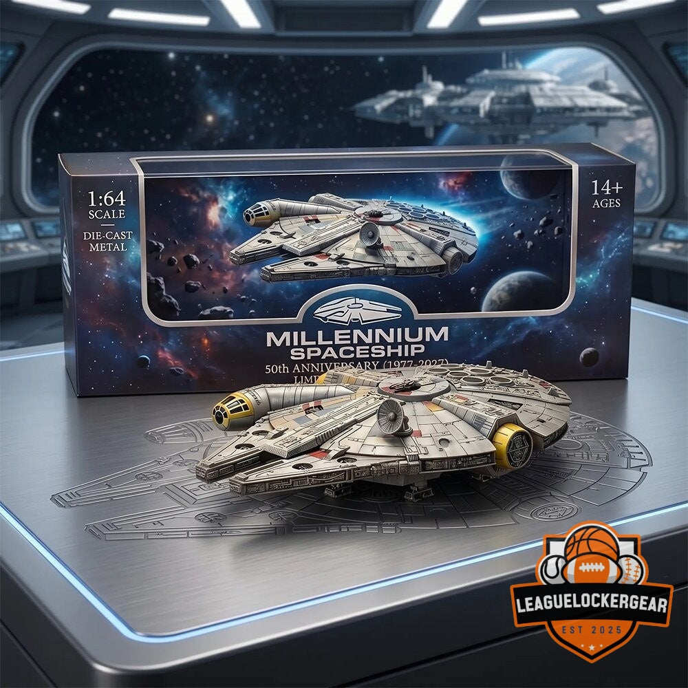 Millennium Spaceship 50th Anniversary (1977-2027) Die-Cast Metal Model
