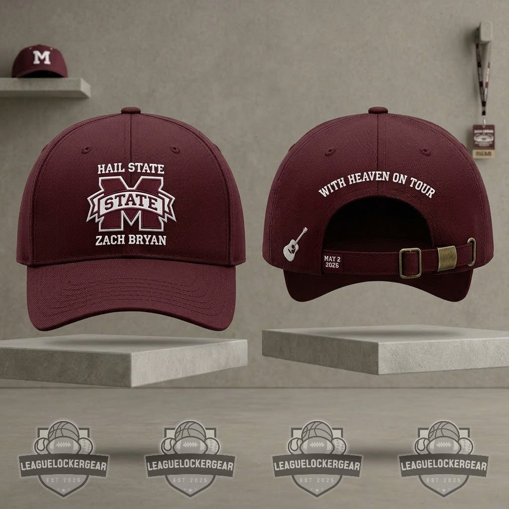 Mississippi State Bulldogs x Zach Bryan 2026 Tour Davis Wade Stadium T-Shirt