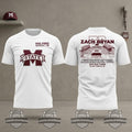 Mississippi State Bulldogs x Zach Bryan 2026 Tour Davis Wade Stadium T-Shirt