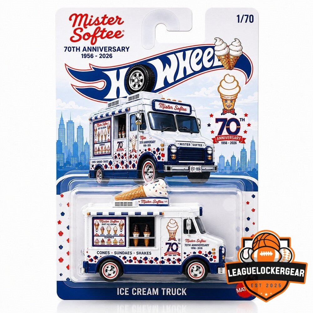 Mister Softee 70th Anniversary Hot Wheels Diecast Truck