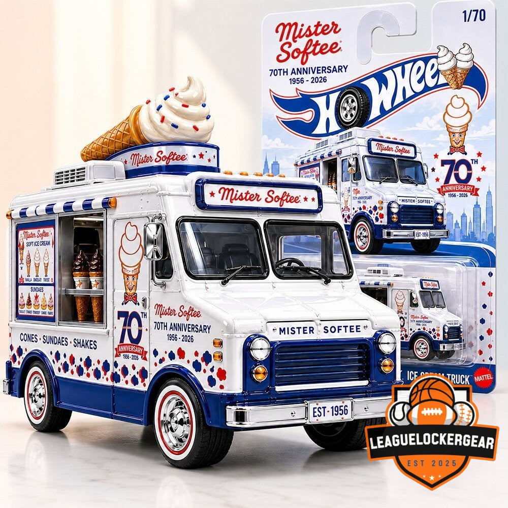 Mister Softee 70th Anniversary Hot Wheels Diecast Truck