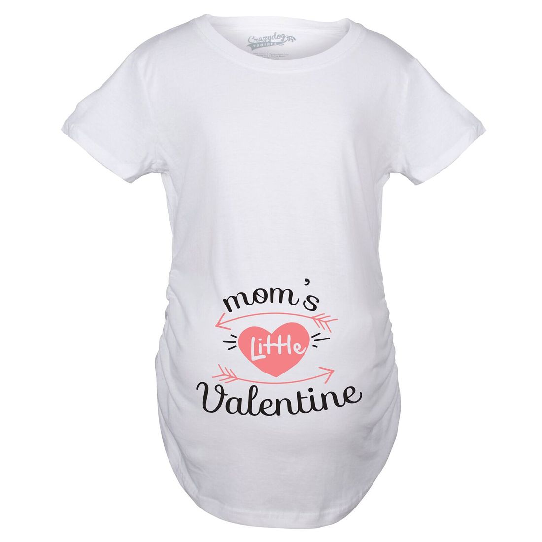 Mom's Little Valentine Maternity T Shirt