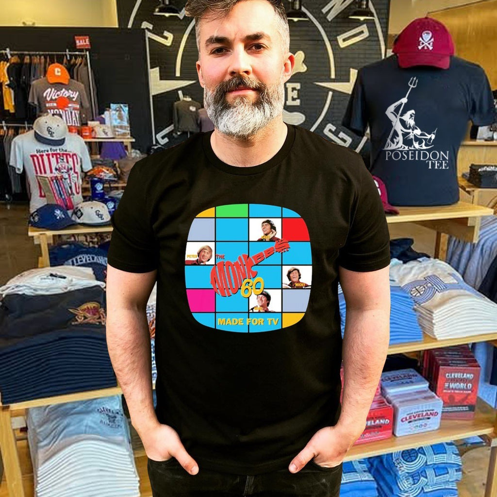Monkees Retro Made For Tv Test Pattern T-shirt