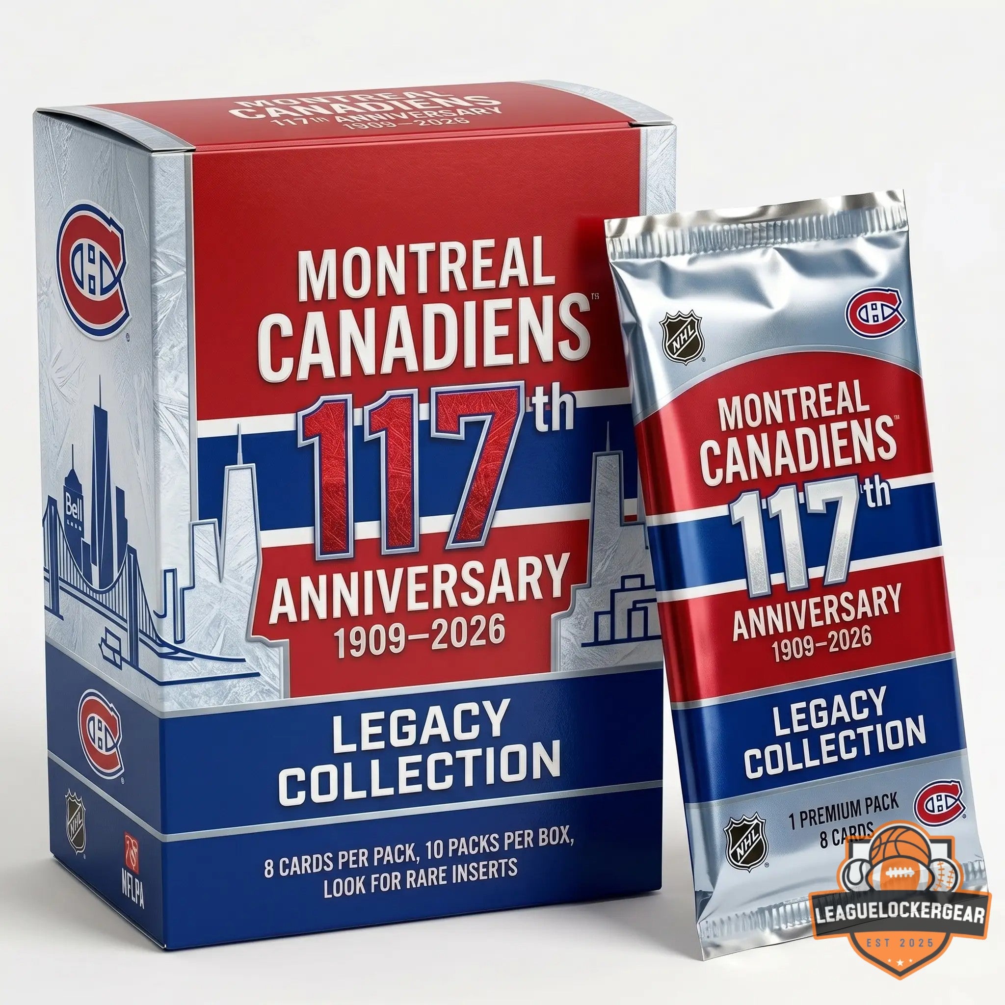Montreal Canadiens 117th Anniversary Trading Cards