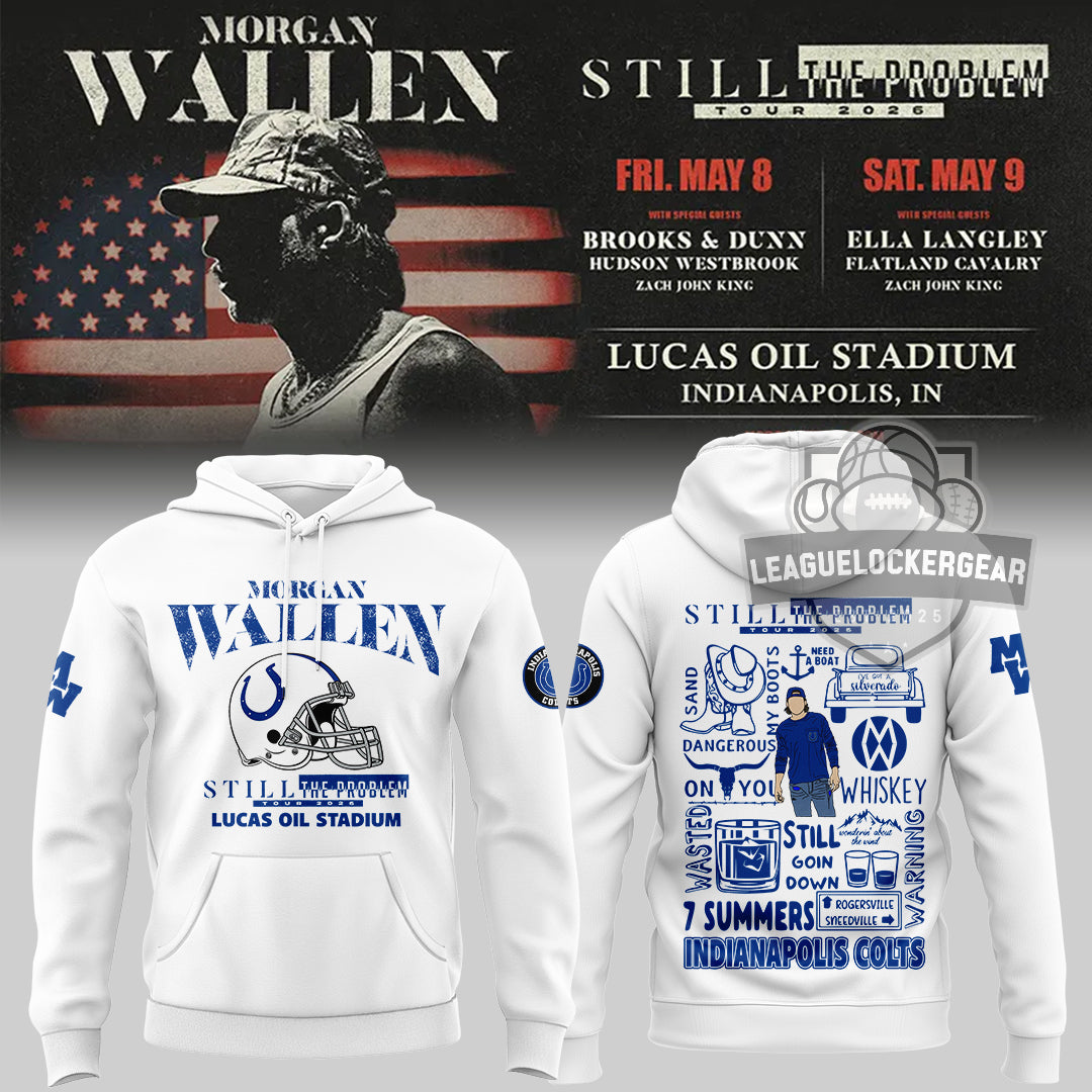 Morgan Wallen Indianapolis Colts Still The Problem Tour 2026 T-Shirt