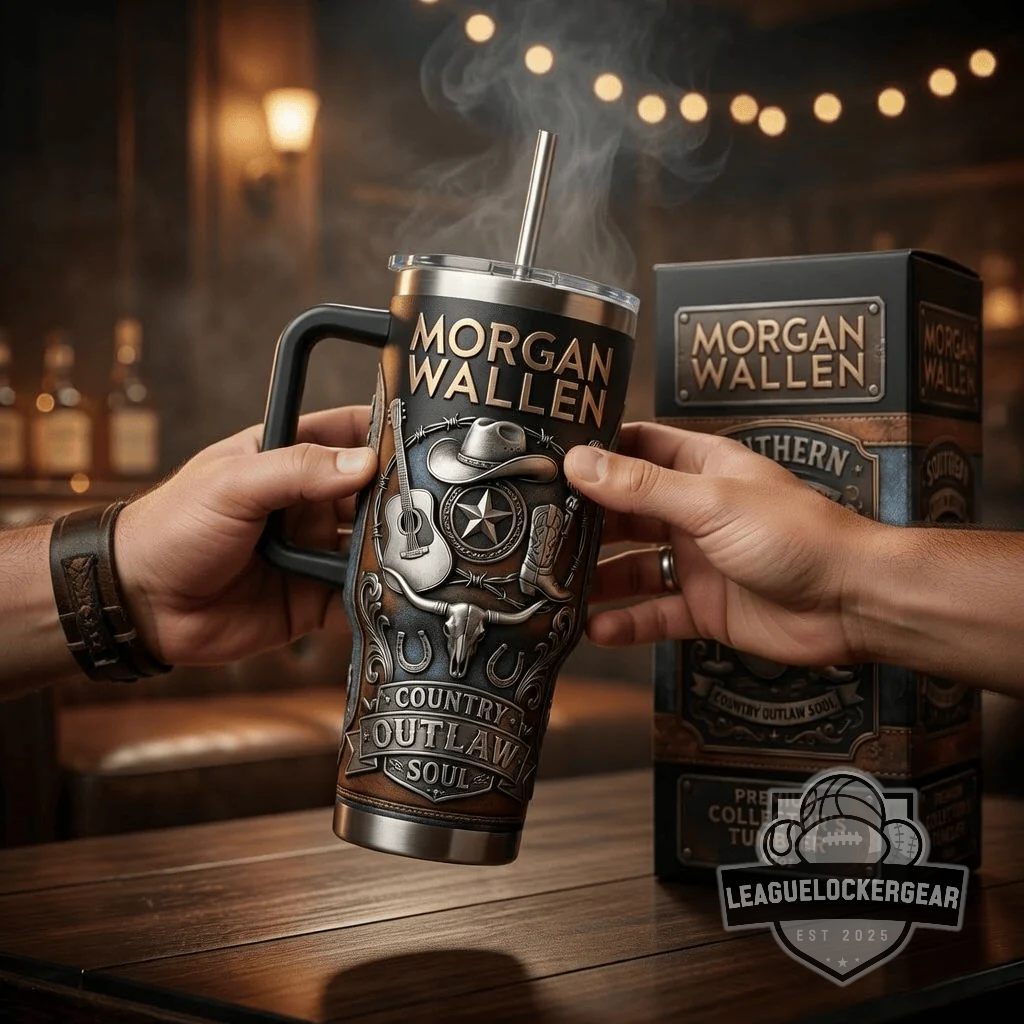 Morgan Wallen Southern Outlaw Edition Country Outlaw Soul 40oz Tumbler