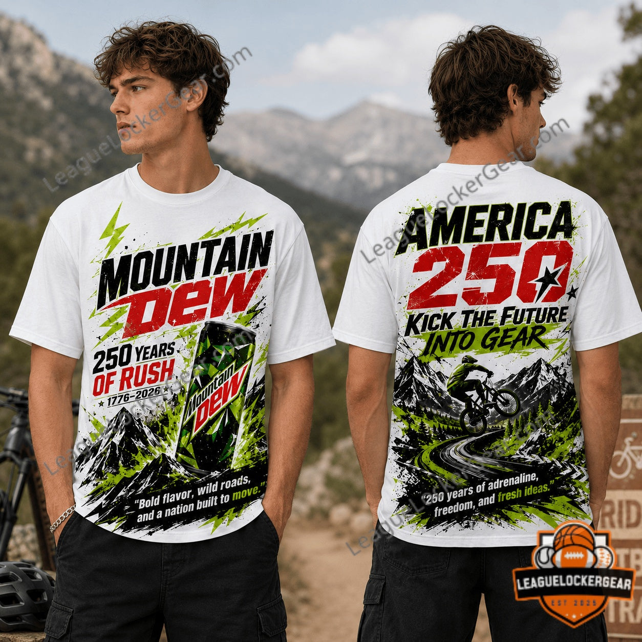 Mountain Dew America 250th Anniversary T-Shirt