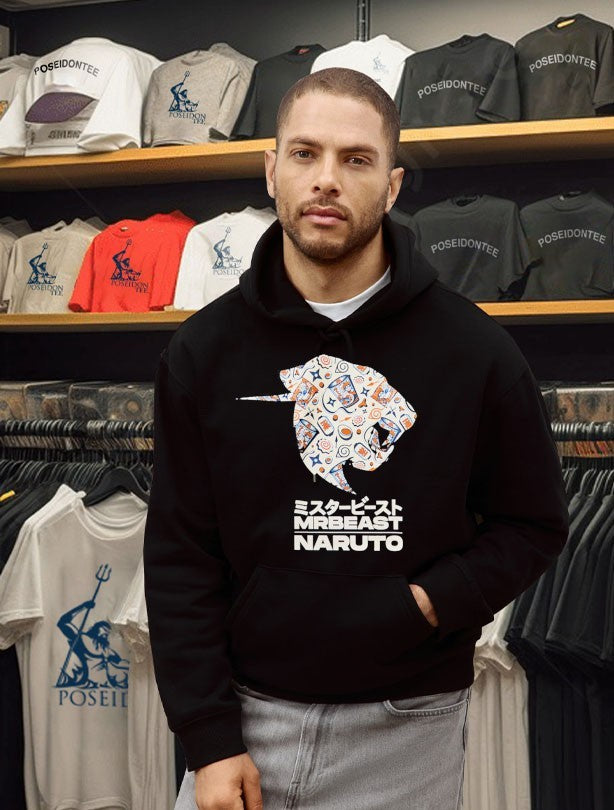 Mrbeast X Naruto Pansaheddo T-shirt