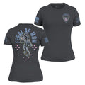 Women's Feral AF Mom Slim Fit T-Shirt - Heavy Metal