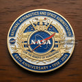 NASA 68th Anniversary Commemorative Challenge Coin