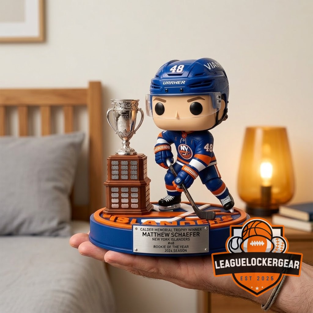 NHL Matthew Schaefer Calder Trophy Winner Edition Funko Pop Figure