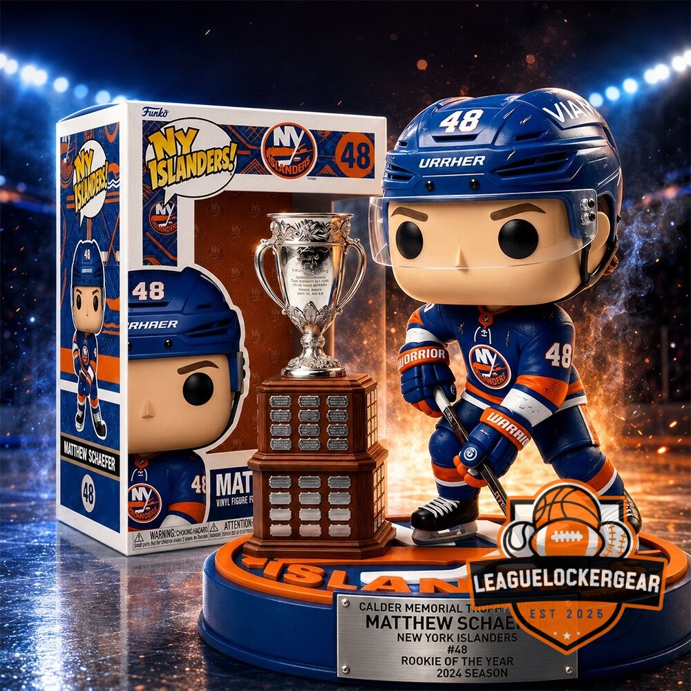 NHL Matthew Schaefer Calder Trophy Winner Edition Funko Pop Figure