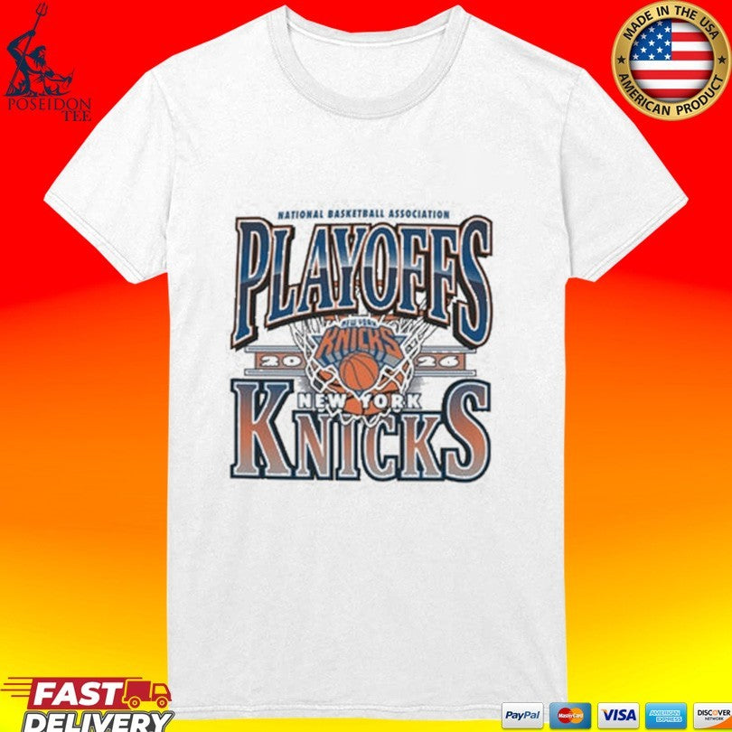 New York Knicks ’47 Brand Knicks Playoffs 2026 Franklin T-shirt