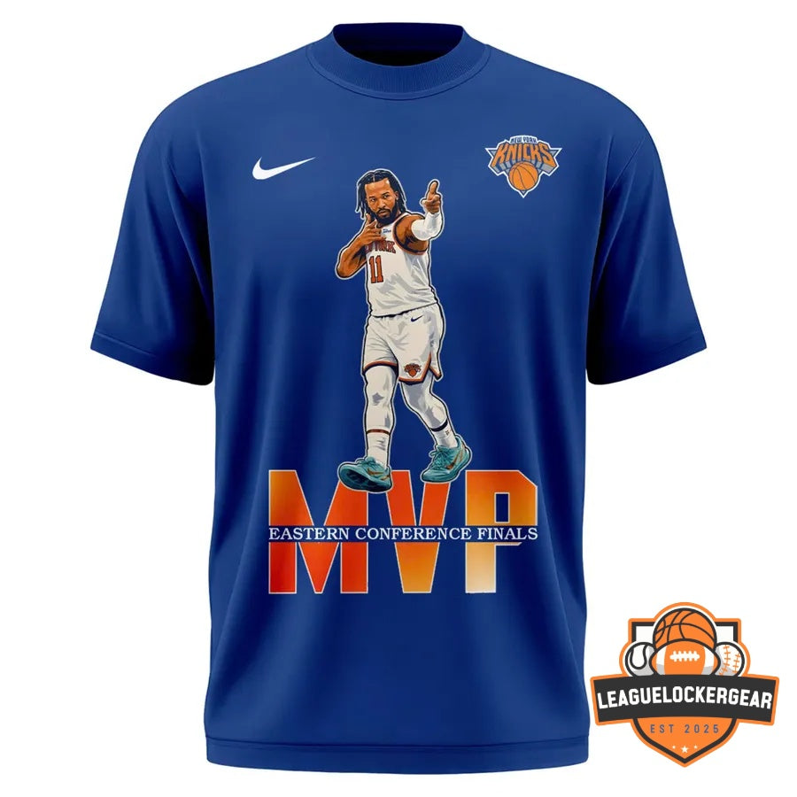 Knicks Jalen Brunson Eastern Conference Finals MVP Signed T-Shirt