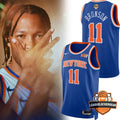 Knicks Jalen Brunson MVP Finals Signed Basketball Jersey
