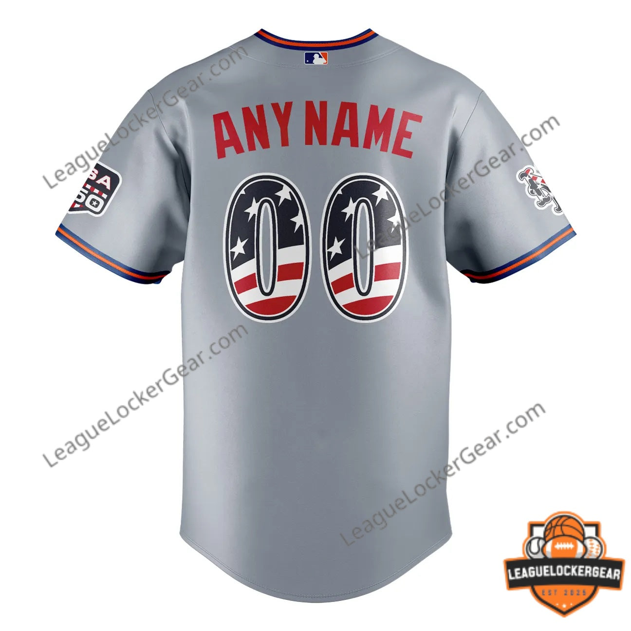 New York Mets 4th of July Baseball Jersey