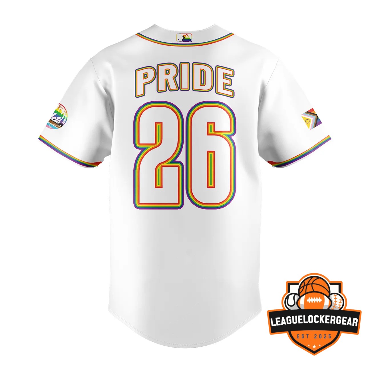New York Mets Pride Night 2026 Baseball Jersey