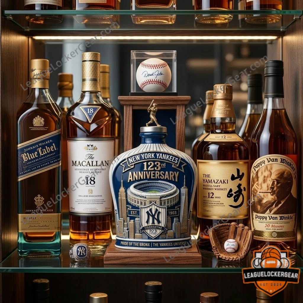 New York Yankees 123rd Anniversary Decanter