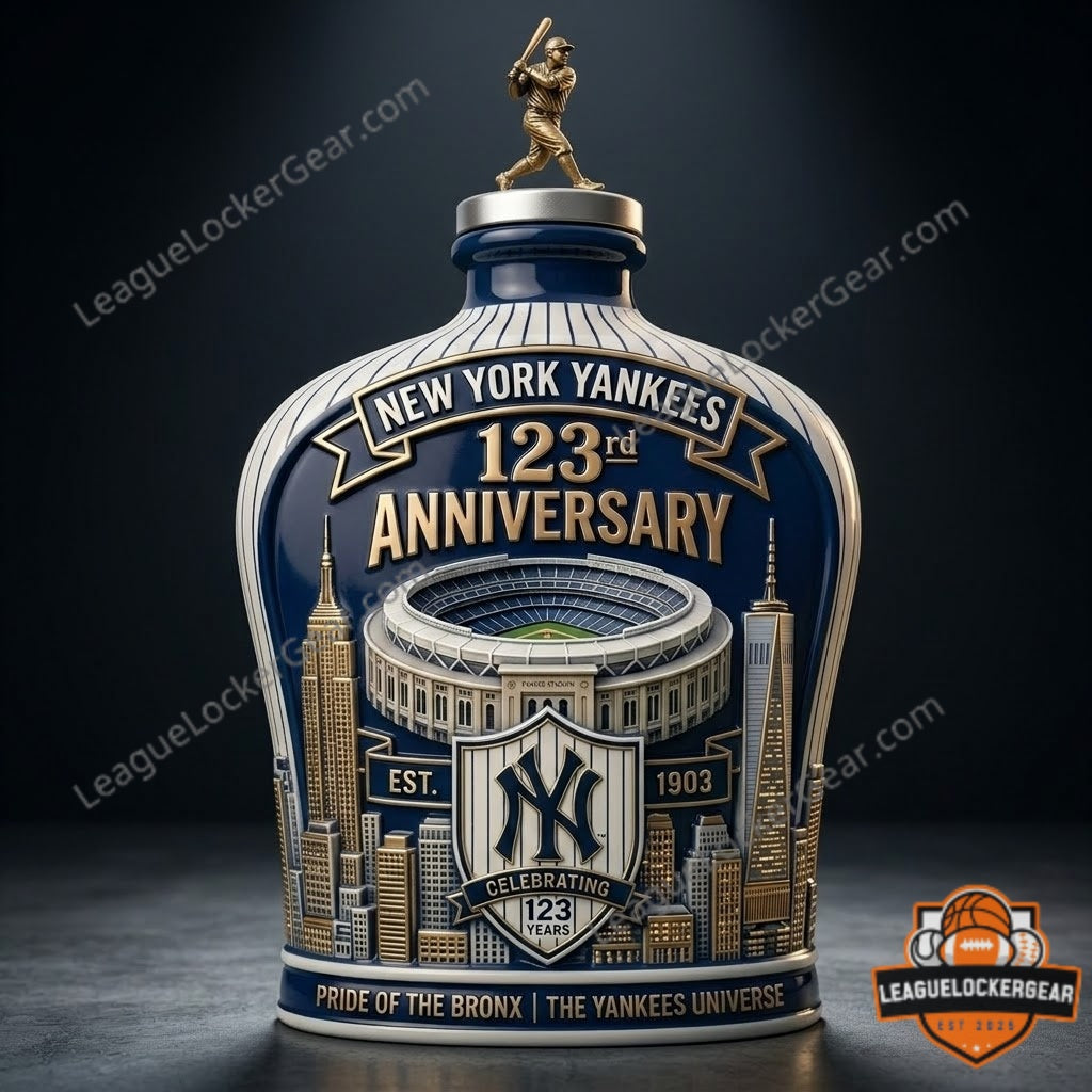 New York Yankees 123rd Anniversary Decanter