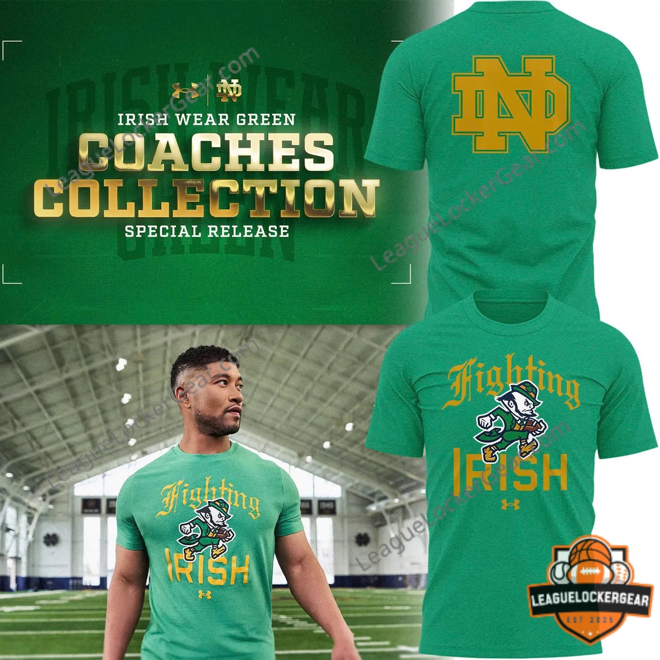Notre Dame Fighting Irish Coaches Collection Special Release T-Shirt
