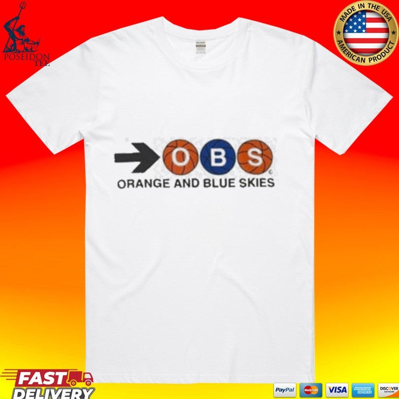 Obs Orange And Blue Skies T-shirt