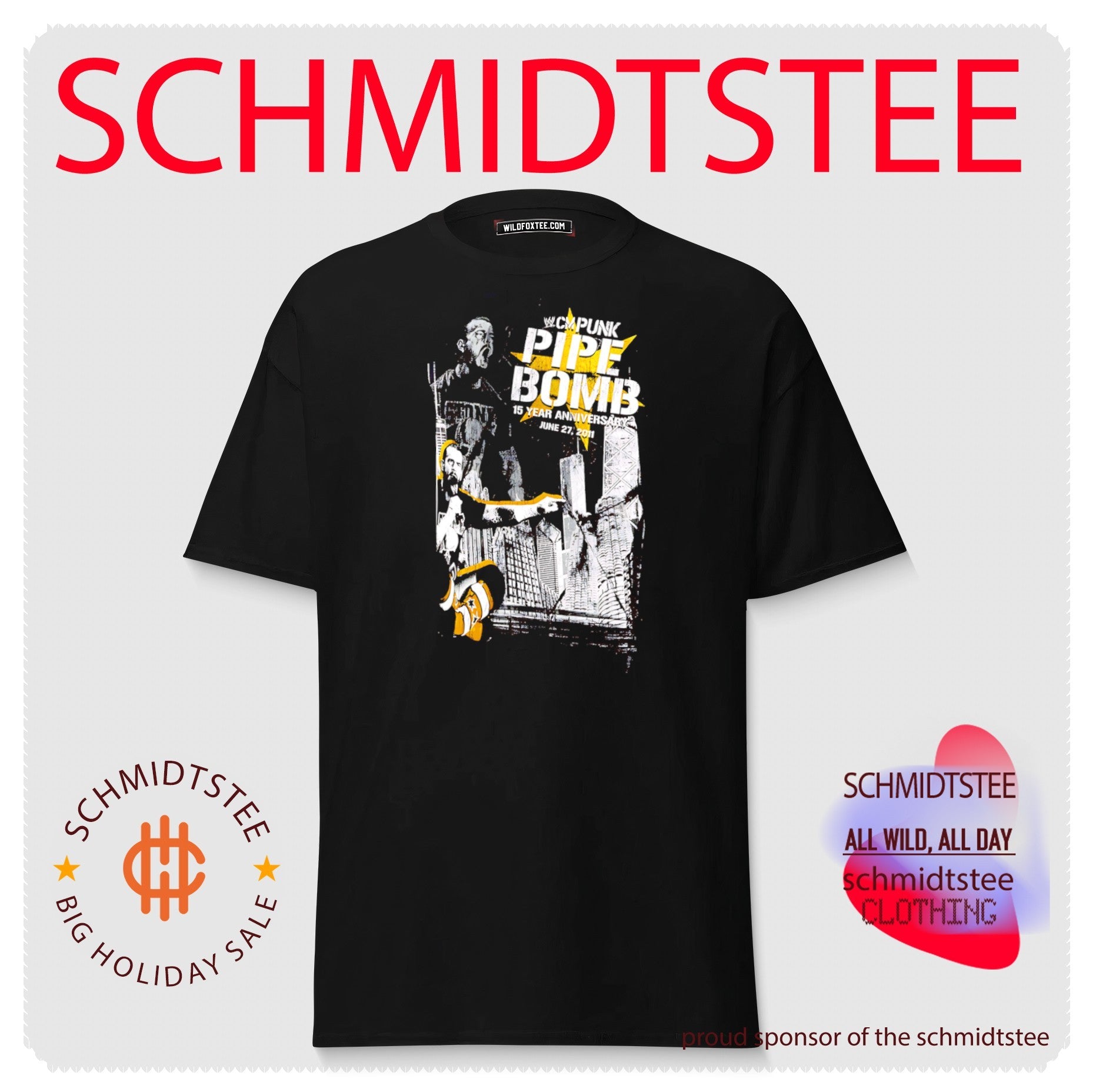CM Punk Pipe Bomb 15 Year Anniversary June 27 2011 shirt