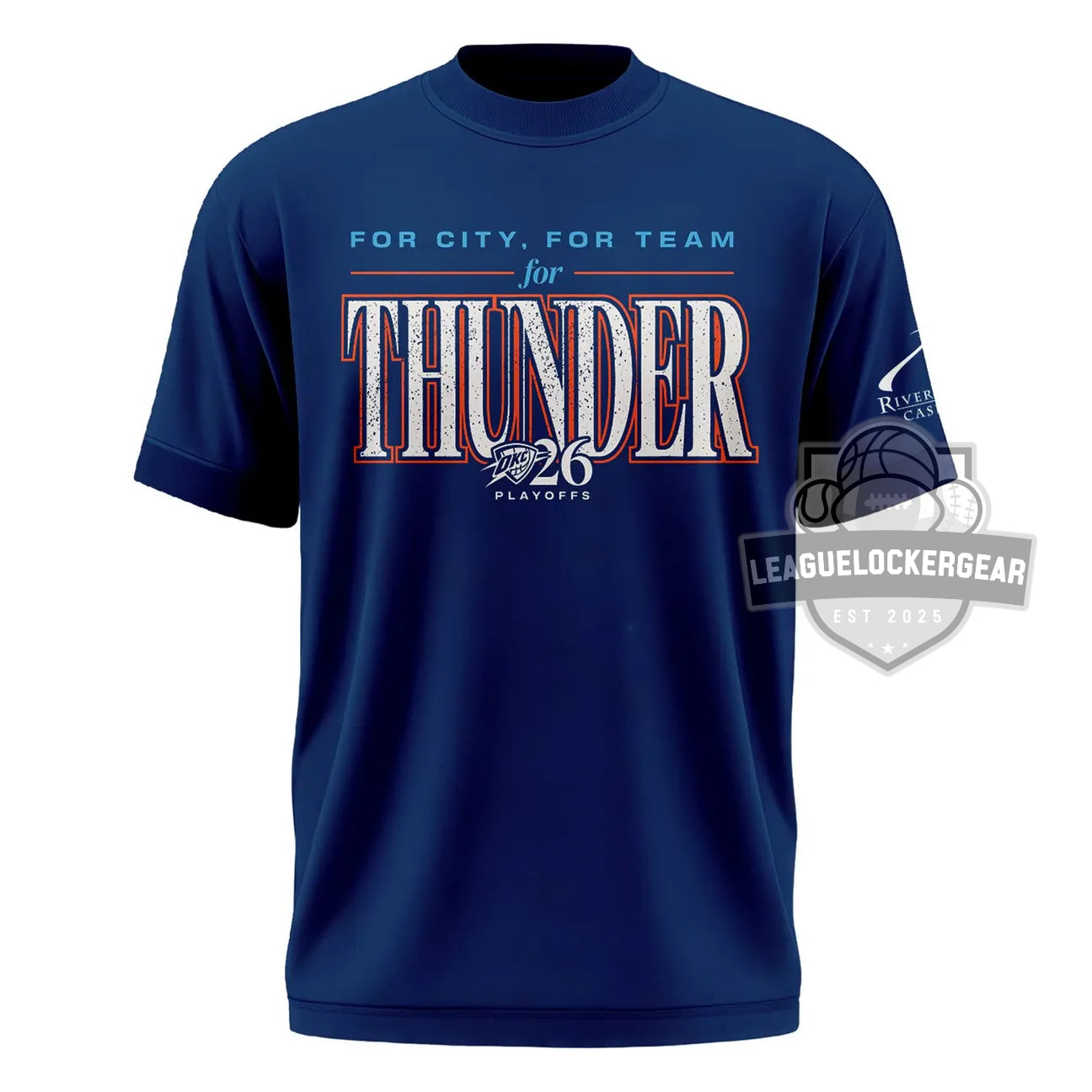Oklahoma City Thunder 2026 Playoffs Team Roster 3D T-Shirt