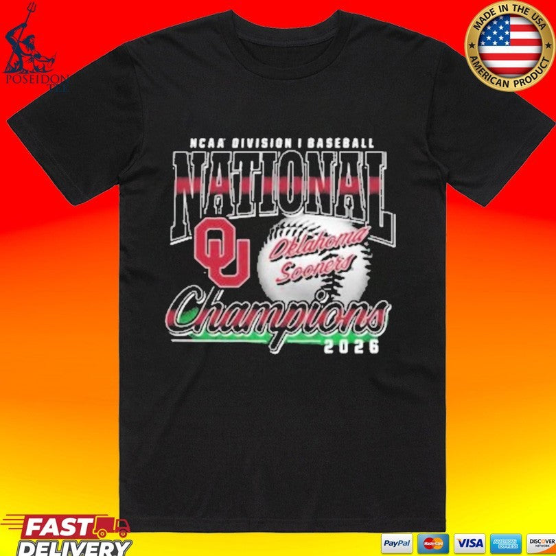Oklahoma Sooners 2026 World Series Champions T-shirt