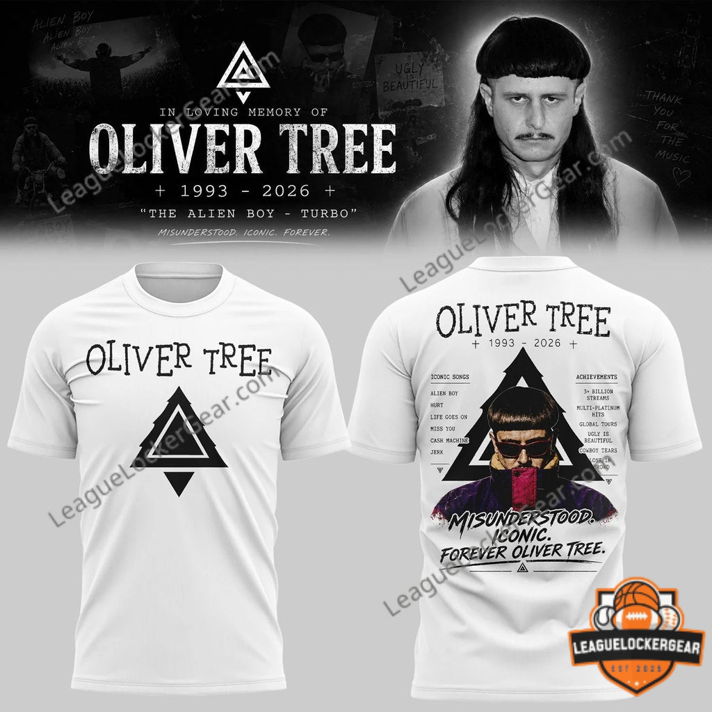 Oliver Tree In Loving Memory 1993 2026 The Alien Boy Turbo T-Shirt
