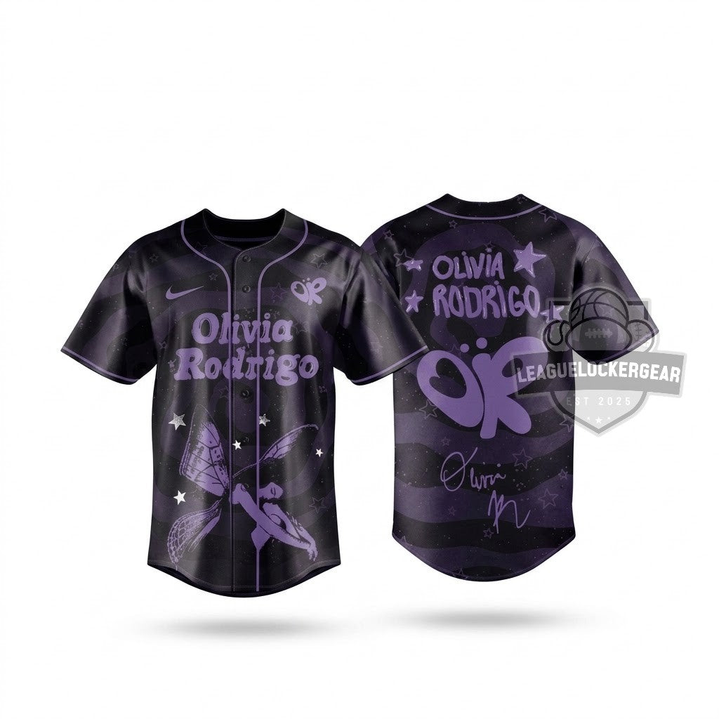 Olivia Rodrigo The Unraveled Tour 2026 Baseball Jersey